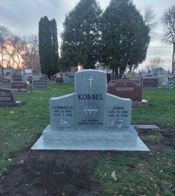 Korbel, Ludmilla and John